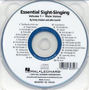 Essential Sight-Singing: Male Voices Volume 1 (Accompaniment CD)