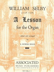 William Selby: Lesson For The Organ