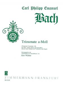 Carl Philipp Emanuel Bach: Trio Sonata In A Minor Wq.148