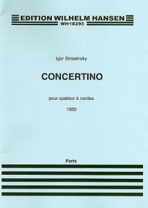 Igor Stravinsky: Concertino (1920) For String Quartet (Parts)