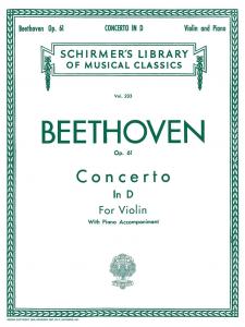 Ludwig Van Beethoven: Violin Concerto In D Major Op. 61 (Violin And Piano)