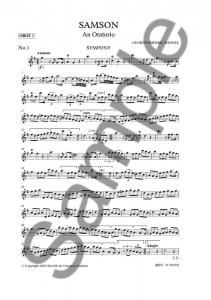 G.F. Handel: Samson (Oboe Parts)