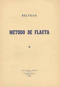 J.M. Beltran: Metodo De Flauta