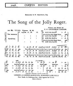 C.F. Chudleigh Candish: The Song Of The Jolly Roger (TTBB Tonic Sol-Fa)