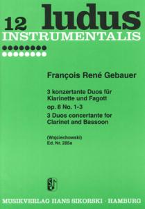Francois Rene Gebauer: Six Concertante Duos Op 8 - Nos 1-3