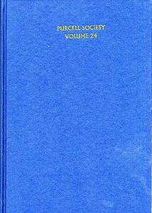 Purcell Society Volume 24 - Birthday Odes For Queen Mary Part II (Hardback)
