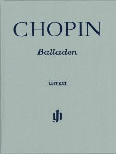 Frédéric Chopin: Ballades - Clothbound (Henle Urtext Edition)