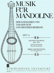 Siegfried Behrend: Invention/Drei Mementos
