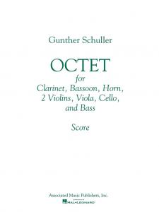 Gunther Schuller: Octet (Score)