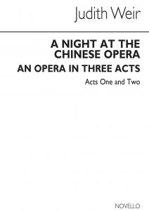 Judith Weir: A Night At The Chinese Opera (Miniature Score)