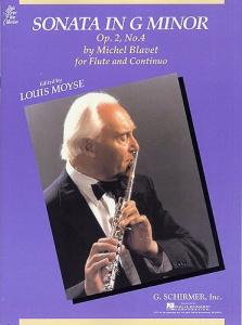 Michel Blavet: Sonata In G Minor For Flute And Continuo Op.2 No.4