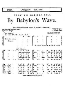 Charles Gounod: By Babylon's Wave (arr. Fletcher) (TTBB Tonic Sol-fa- Welsh Text