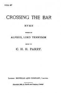 C. Hubert Parry: Crossing The Bar