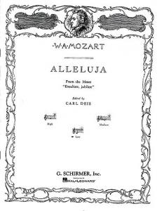 W.A. Mozart: Alleluia From Exsultate Jubilate (Low Voice)