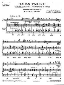 Albert Ketelbey: Italian Twilight (Violin/Piano)