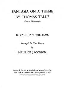 Ralph Vaughan Williams: Fantasia On A Theme By Thomas Tallis (2 Pianos)