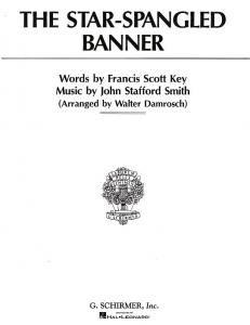John Stafford Smith; Star Spangled Banner (SATB)