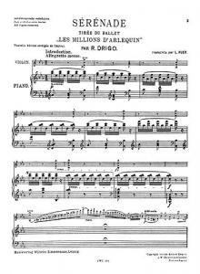 Ricardo Drigo: Serenade (Violin/Piano)