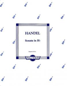 G.F. Handel: Sonata In B Flat (Viola)