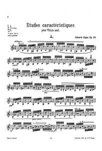 Edward Elgar: Etudes Caracteristiques For Violin Op.24