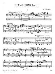 Scott: Sonata No.3 For Piano