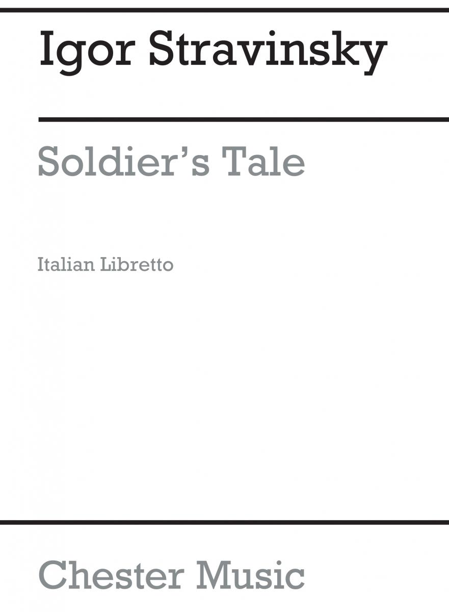Igor Stravinsky: Storia Del Soldato (Soldiers Tale) (Libretto)