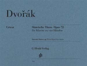 Antonín Dvorák: Slavonic Dances Op.72 - Piano Four-Hands (Henle Urtext)