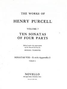 Henry Purcell: 10 Sonatas Of Four Parts For Violin 1 (Sonatas VIII-X)