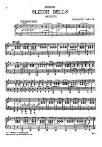 Charles Calkin: Sleigh Bells (Piano Duet)