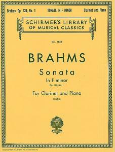 Johannes Brahms: Sonata For Clarinet And Piano In F Minor Op.120 No.1