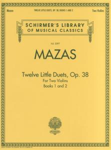 Jacques F. Mazas: Twelve Little Duets For Two Violins Op.38 (Books 1 & 2)