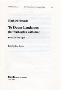 Herbert Howells: Te Deum (Buttrey/Washington)
