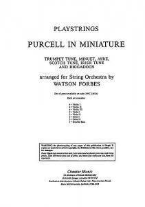 Playstrings Easy No. 6 Purcell In Miniature