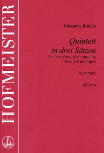 Johannes Reiche: Quintett In Drei Satzen - Parts