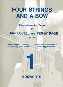 Joan Lovell/Peggy Page: Four Strings And A Bow Book 1 (Cello/Piano)