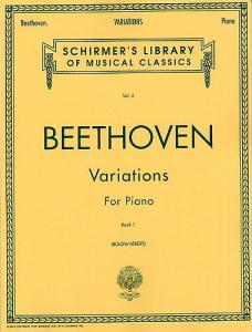 Ludwig Van Beethoven: Variations For Piano Book 1