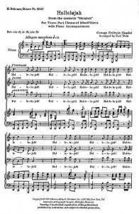 G.F. Handel: Hallelujah Chorus (Messiah) (SAB)