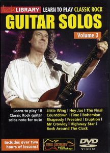 Lick Library: Learn To Play Classic Rock Guitar Solos Volume 3