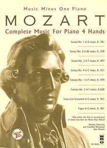Music Minus One - W.A. Mozart: Complete Music For Piano 4 Hands