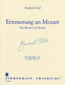 Jindrich Feld: Recollection Of Mozart
