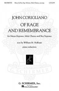 John Corigliano - Of Rage and Remembrance