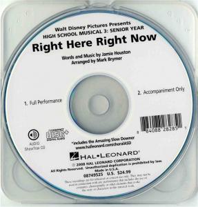 High School Musical 3 - Right Here Right Now (ShowTrax CD)