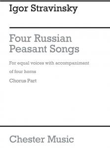 Igor Stravinsky: Four Russian Peasant Songs - 1954 Version (Vocal Score)