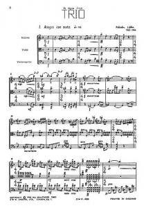 Lipkin: String Trio (Miniature Score)