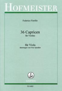 Frederico Fiorillo: 36 Caprices for Violin