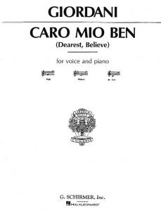 Giuseppe Giordani: Caro Mio Ben (Low Voice)