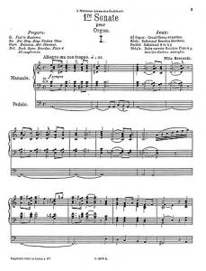 Felix Borowski: Organ Sonata No.1 In A