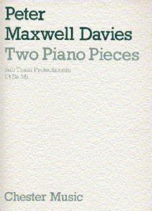 Peter Maxwell Davies: Two Piano Pieces
