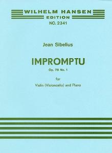 Jean Sibelius: Impromptu Op.78 No.1