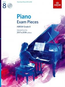 ABRSM Piano Exam Pieces: 2017-2018 (Grade 8) - Book And CD